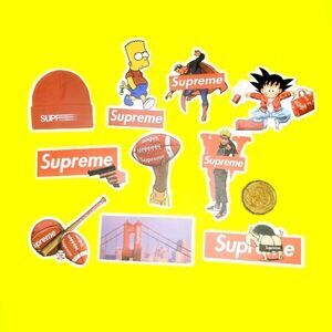 3/$20 brand new 10x Supreme waterproof stickers